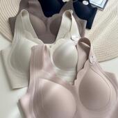 秋冬固定杯轻提衣光面无痕背心式 文胸内衣亲肤暖感软支撑隐形2362