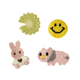 卡通毛衣补丁贴装饰贴修补破洞手缝修补棉衣无痕可爱儿童宝宝布贴