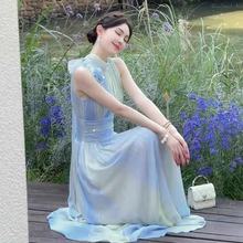 独特漂亮绝美气质高级感连衣裙女2025年夏季新款今年流行爆款裙子