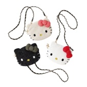 韩国小众KT猫50周年kitty闪粉毛绒零钱链条包斜挎包背包化妆包ins