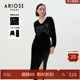 两件套20819227 蝴蝶拼接设计包臀裙丝绒套装 ARIOSEYEARS春季 新品