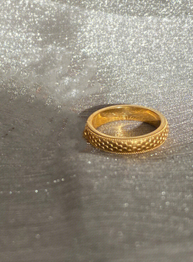 可水洗百搭简约龙鳞戒指气质