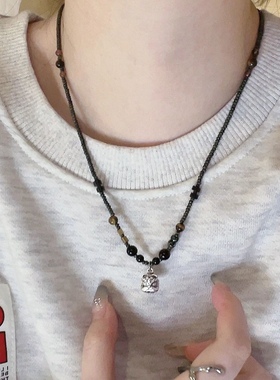 提升气场休闲慵懒感国潮项链