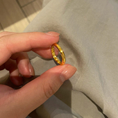 纯手工自制钛钢不掉色精致泥鳅背重工戒指可洗澡食指戒男女情侣款