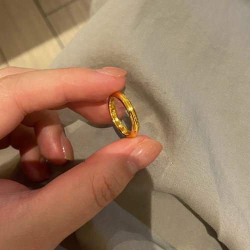 纯手工自制钛钢不掉色精致泥鳅背重工戒指可洗澡食指戒男女情侣款