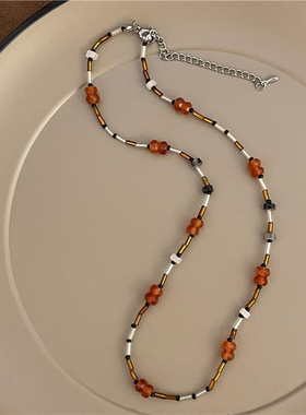 中式田园风舒适项链颈链