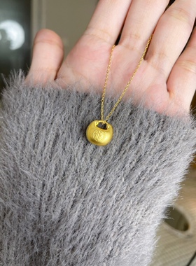 金坨坨小胖福项链颈链