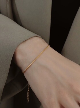 大气简约气质精致叠戴手链