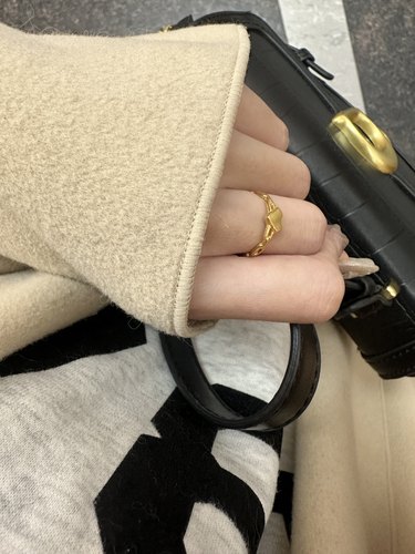 春意盎然！百搭设计师款爱心戒指