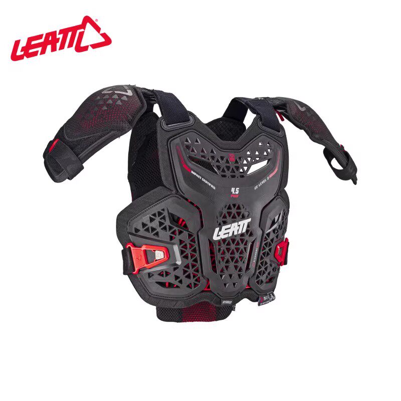 LEATT越野儿童青少年护甲骑行护具防摔比赛护肩护甲衣4.5 Hybrid