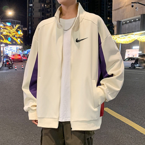 耐克顿开衫卫衣男士2024春秋新款长袖外套青少年宽松休闲防风上衣