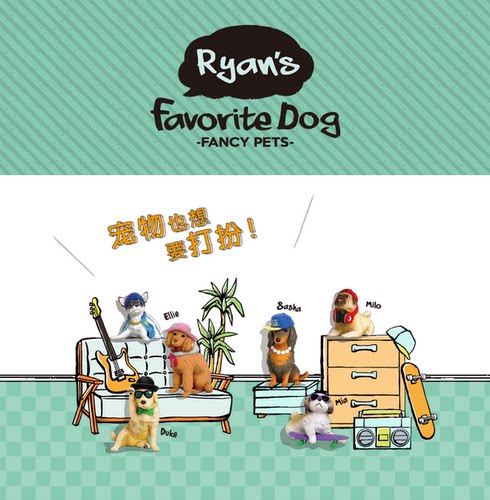 正版sonny angel Ryan's Favorite Dog瑞恩的狗盲盒