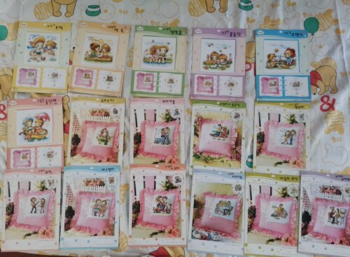 中古绝版韩国丝蒂奇原版图纸 八成新要哪个圈图