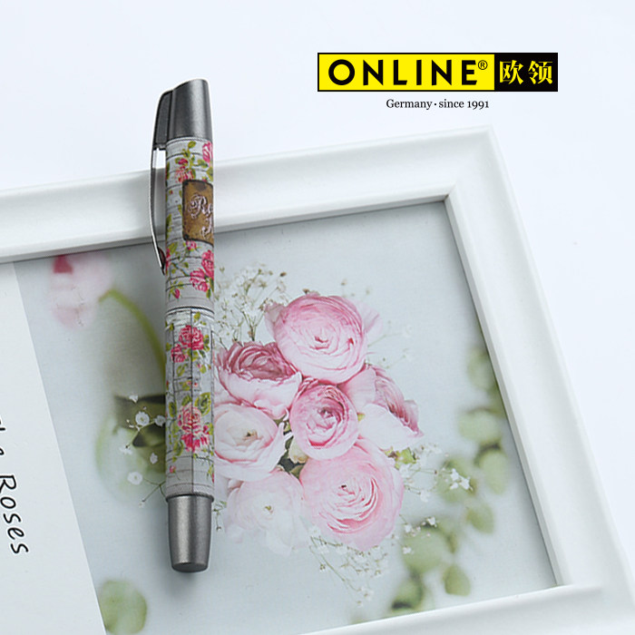 德国online欧领钢笔campus-colour line  玫瑰-f尖 学生钢笔