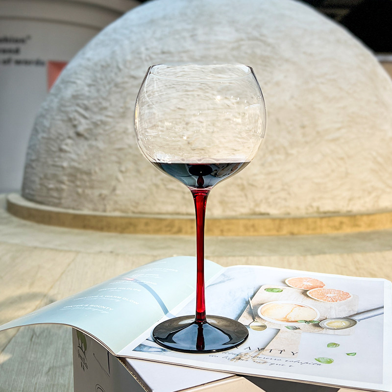 高档水晶红酒杯大师手工