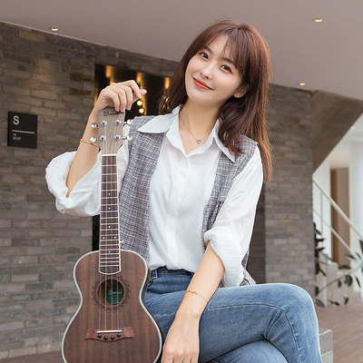 班士顿23寸单板尤克里里女生款男初学者儿童吉他乌克丽丽ukulele