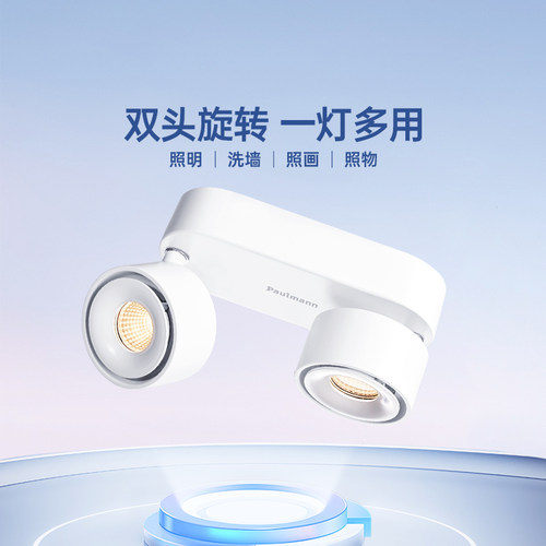 德国柏曼可调角度明装护眼筒射灯