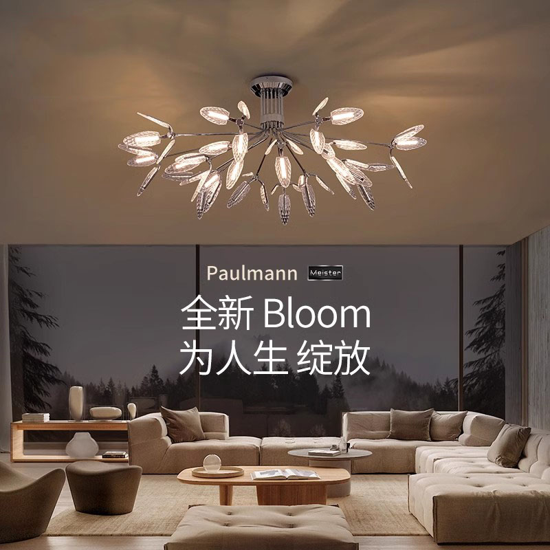 德国柏曼大气轻奢大客厅吸顶灯