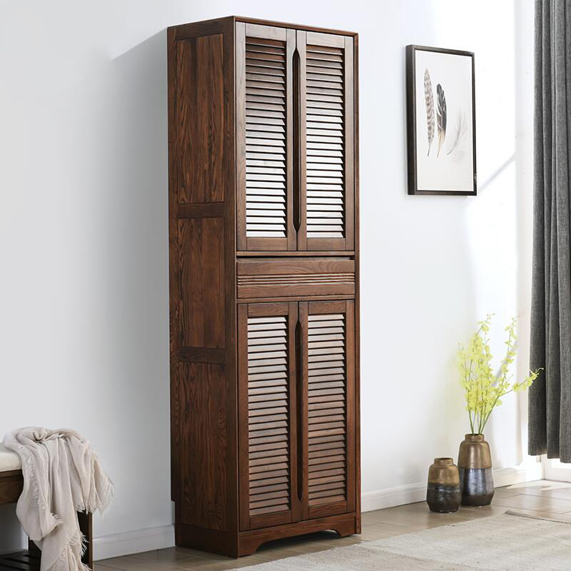 实木新款立式家用玄关柜简约现代