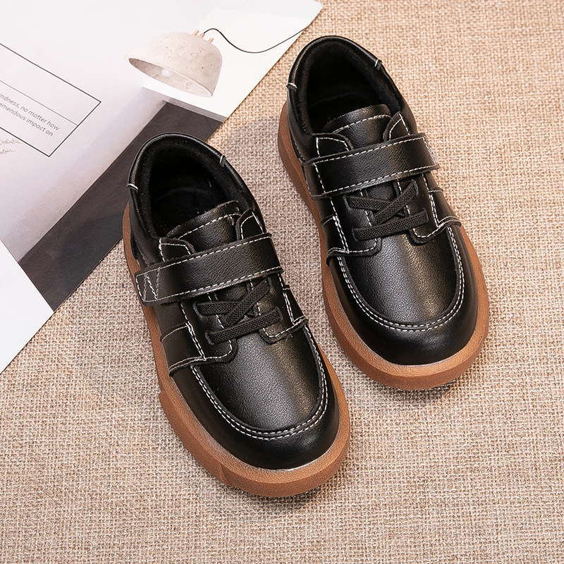 皮鞋真皮软底表演鞋英伦风男女童