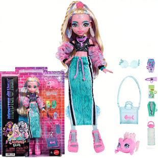 精灵高中系列科幻角色弗兰基娃娃 宠物伙伴女孩玩具套装约29厘米