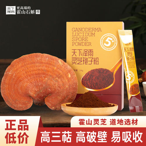 霍山赤芝道地选材孢子粉