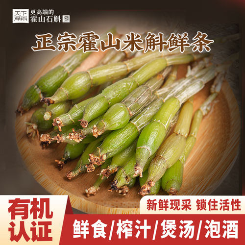 现采现发霍山米斛鲜条非铁皮