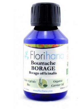 代購法国Florihana Borage 有机琉璃苣油 500ml