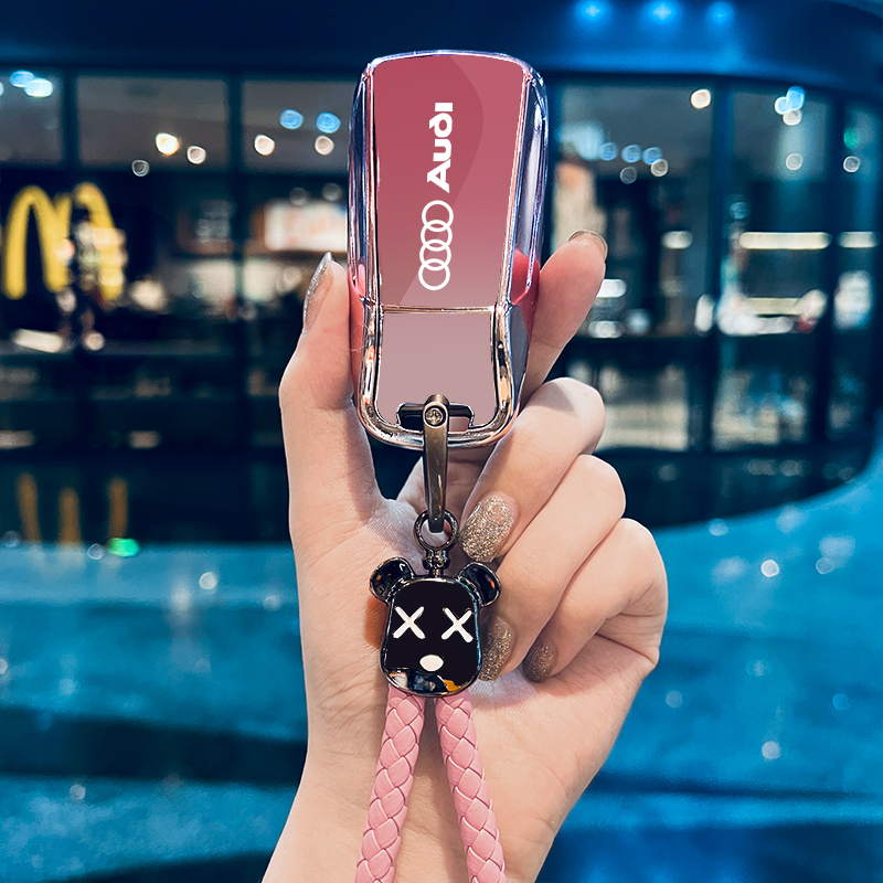 奥迪a4l钥匙套q5l车a5扣q3专用q2l壳q5etron女a6高级2025款25新款