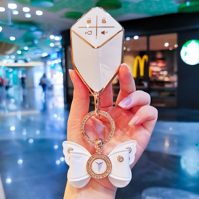 适用长安深蓝sl03钥匙套卡片智能2022新款车S7壳cs75plus包G318扣