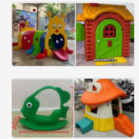 室内外幼儿园游戏屋滑梯户外游乐场儿童小房子蘑菇屋塑料玩具设备