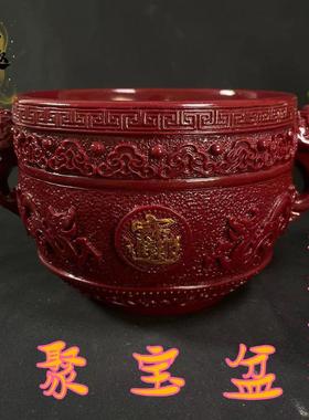 新店贺礼客厅聚宝盆摆件招财