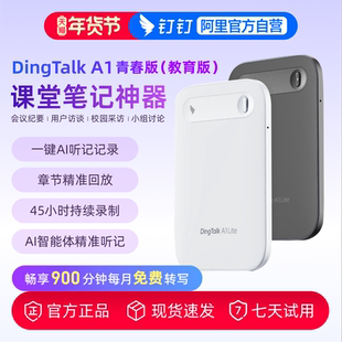 【教育版】钉钉A1 DingTalk A1青春款 课程录制自动转写重点定位