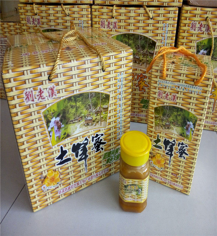康县特产百花蜜 500g 天然农家自产野生纯土蜂蜜 一斤包邮