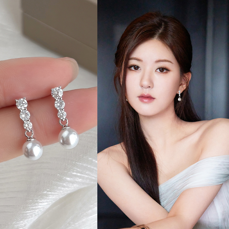 法式小香风珍珠款耳环