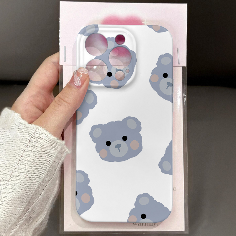 苹果菲林ins简约卡通防摔