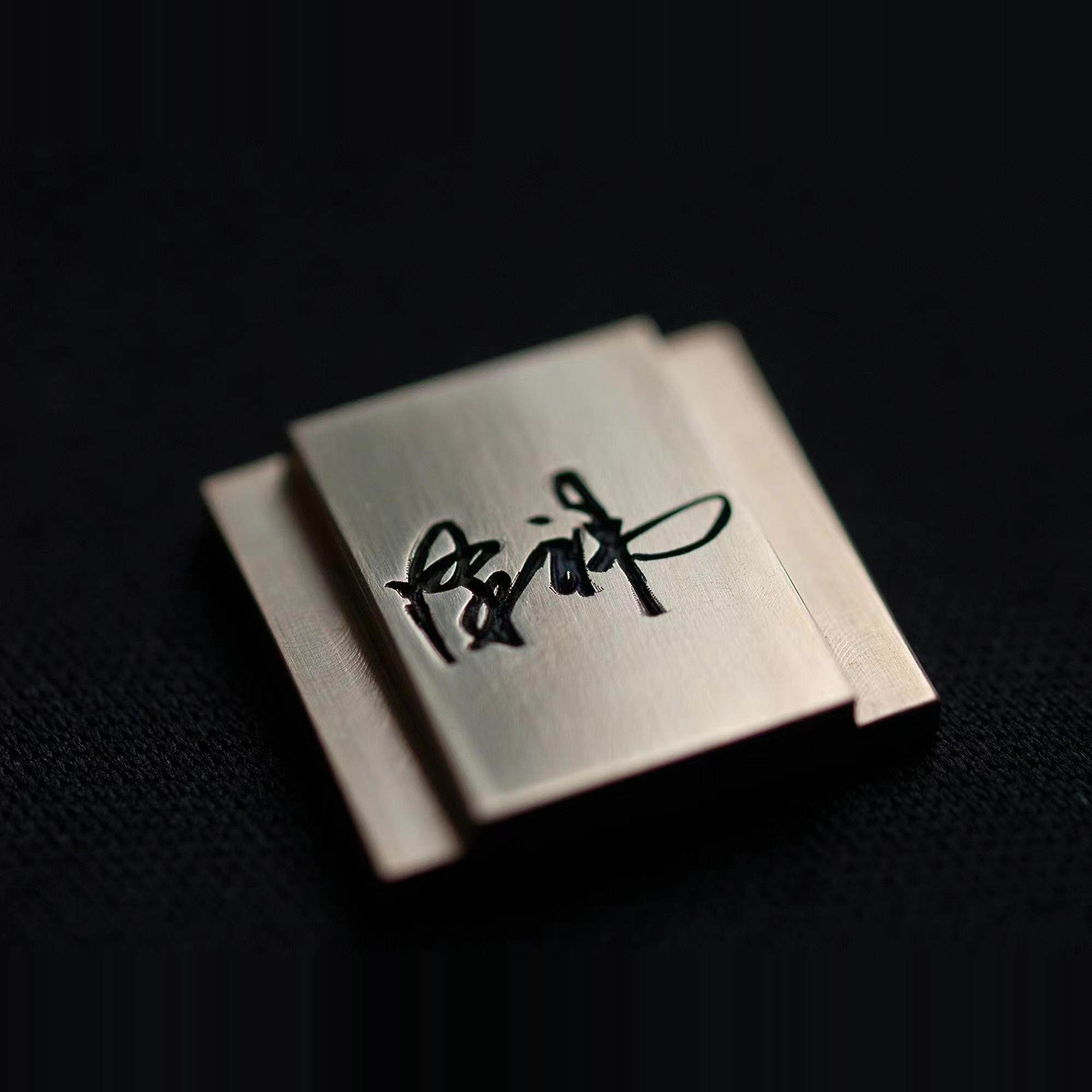 定制相机热靴盖尼康富士佳能索尼通用个性字体铝合金黄铜热创意