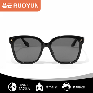 gm墨镜女款高级感复古偏光太阳镜女防紫外线防晒眼镜方框显脸小夏