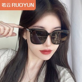 GM墨镜女潮2023新款高级感防晒大框眼睛偏光带度数近视太阳镜女士