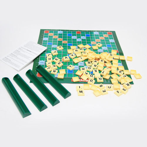 桌游棋盘SCRABBLE GAME英文拼词游戏提高英语词汇竞赛拼字游戏
