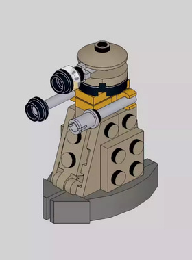 MOC-115489神秘博士Dalek戴立克兼容乐高diy拼装积木益智摆件玩具