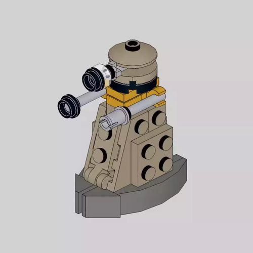 MOC-115489神秘博士Dalek戴立克diy拼装积木益智摆件玩具