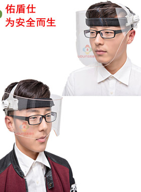 佑盾仕 X伽马射线核辐射铅面罩核面具电离辐射DSA介入防护面屏