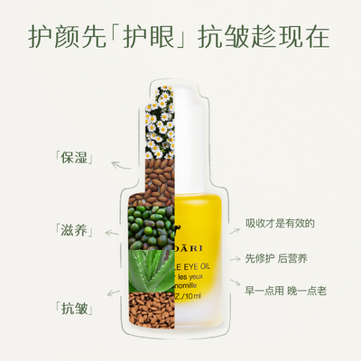 桑德丽sundari洋甘菊眼油10ml滋养保湿抗皱