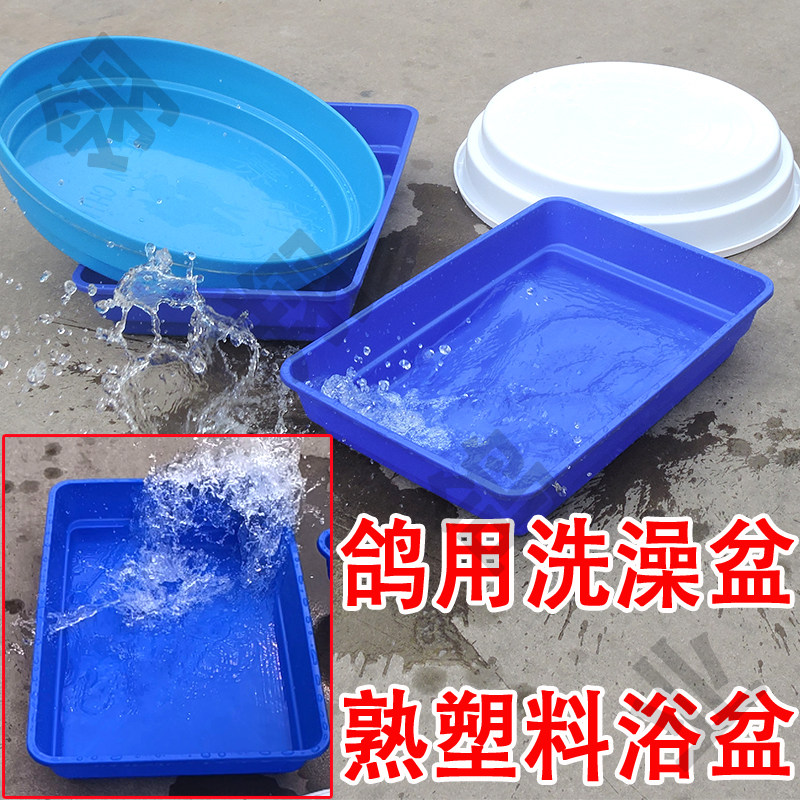 鸽子洗澡盆鸽具鸽子澡盆大号