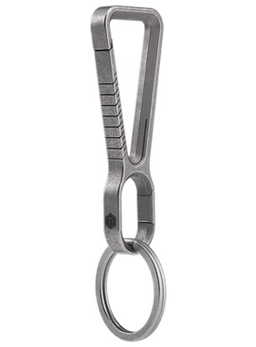 酷友CooYoo KD01钛合金创意设计简约钥匙扣EDC随身钥匙扣 挂扣