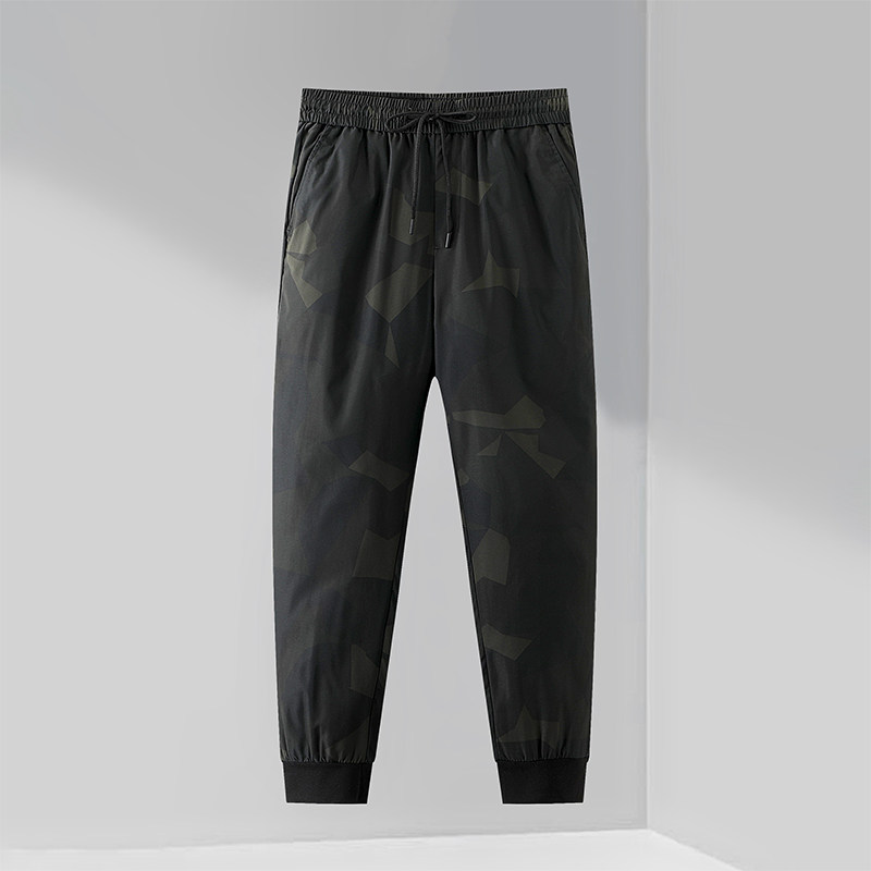 【豆家】撤标撤柜！2025秋冬男士迷彩休闲舒适系带松紧口羽绒裤,男装,休闲裤,淘宝优惠券,粉丝福利购,淘宝优惠卷
