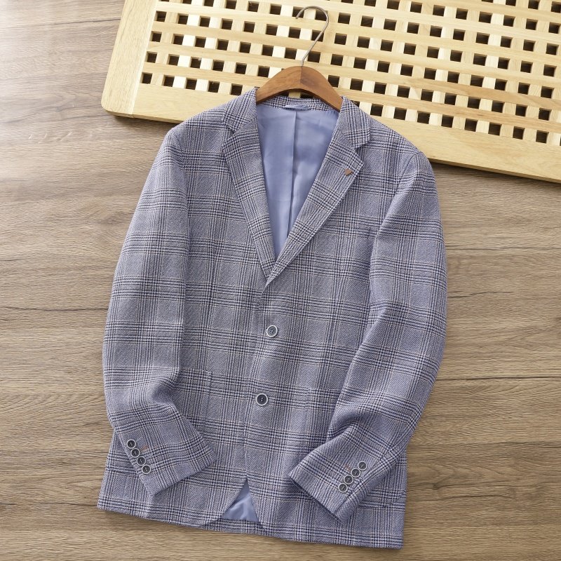 一线品牌撤柜春秋季格纹西服外套男士含胸针商务休闲显瘦西装上衣,男装,西服,淘宝优惠券,粉丝福利购,淘宝优惠卷