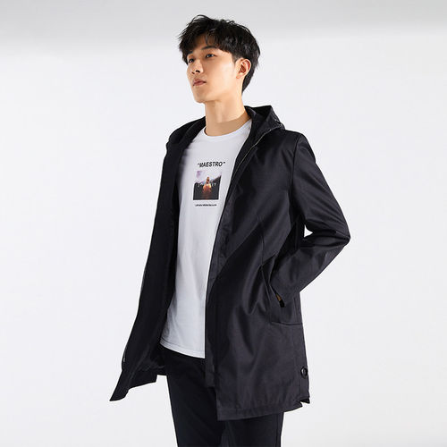 品牌折扣男装专柜外套韩版中长款