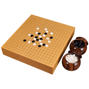 熊须碁盤店 围棋盘小号香榧桌上盘柾目带证书3001-3006日本进口